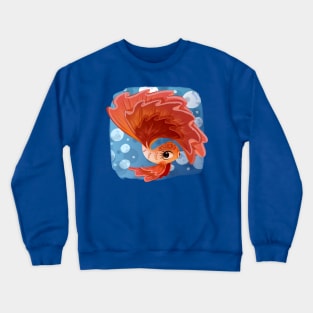 Siamese fighting fish Crewneck Sweatshirt